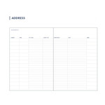 Address - Be On D 2026 A Piece Of Project A5 Dated Weekly Planner