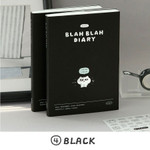 Black - Iconic 2026 Blah Blah B6 Dated Weekly Planner