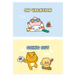 Message pages - Kakao Friends 2025 Say Cheese Small Desk Calendar