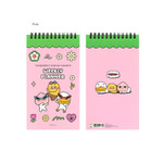 Pink - Kakao Friends Say Cheese Dateless Weekly Planner Notepad
