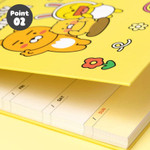 Hardcover - Kakao Friends Say Cheese Dateless Weekly Planner Notepad