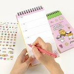 Weekly plan - Kakao Friends Say Cheese Dateless Weekly Planner Notepad