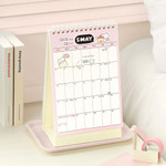 Front Monthly Scheduler - Iconic 2026 Blah Blah Monthly Checklist Desk Calendar