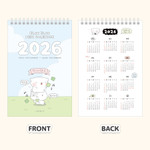 Calendar Pages - Iconic 2026 Blah Blah Monthly Checklist Desk Calendar