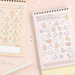 Cute Illustration - Iconic 2026 Blah Blah Monthly Checklist Desk Calendar