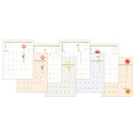 Monthly calendar - Indocyder 2025 Tales of a Flowery Path Desk Calendar