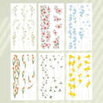 02 Heart - Indocyder Flower Among Flower arrangement Clear Sticker Pack