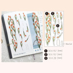 Tulip - Indocyder Flower Among Flower arrangement Clear Sticker Pack