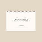 Out of Office - AMAKE 2025 Take Notes Desk Calendar
