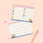 Kakao Friends Choonsik Ordinary Undated Weekly Planner Notepad Kakao Friends Choonsik Ordinary Undated Weekly Planner Notepad
