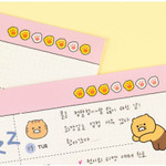 Goal tracker - Kakao Friends Choonsik Ordinary Undated Weekly Planner Notepad Goal tracker - Kakao Friends Choonsik Ordinary Undated Weekly Planner Notepad