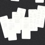 Calendar Sheets - Paperian 2026 Now Hear Bookmark Calendar Sheets