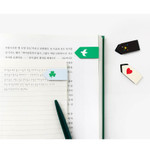 Usage example of Book Friends Literature Vivid Index Magnetic Bookmark Set