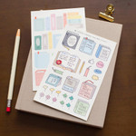 Usage example of 2NUL My Little Library Book Memo Paper Sticker Set