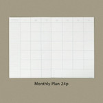Monthly plan - Paperian Lists To Live By 3 Row B6 Undated Weekly Planner