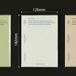 Size - Paperian Lists To Live By 3 Row B6 Undated Weekly Planner