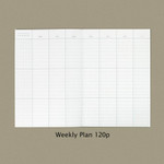 Weekly plan - Paperian Lists To Live By 3 Row B6 Undated Weekly Planner