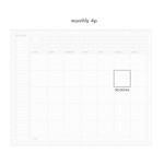 Monthly - Be On D Daily Sequence 1 Month Hourly Schedule Undated Daily Planner
