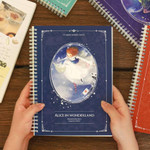 B5 size - Indigo Classic B5 Wire bound Lined Notebook