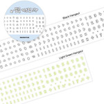 Color - Wanna This Fat Kiss Cut Hangul Sticker Tape Roll