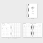 Planner pages -Plepic Alarm A6 Undated Daily Study Planner