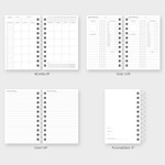 Planner pages - Plepic Alarm A6 Undated Daily Study Planner