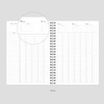 Yearly - Plepic Longterm A5 Undated Weekly Checklist