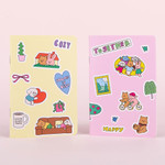 Dailylike My Buddy Point Sticker Mini Grid Notebook Set Dailylike My Buddy Point Sticker Mini Grid Notebook Set