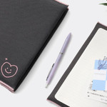 Usage example of Bookfriends Miso Embroidered Canvas Cotton Book Cover