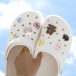 Usage example of Iconic Doodle PVC Shoe Charm Set