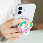 Swimming Mogry - Romane Brunch Brother Summer Magsafe Phone Grip with Mirror & Spinner