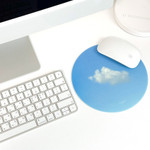 Circle mouse pad - Mingkit Cloud Circle PVC Mouse Pad