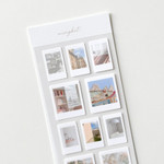 Beige tone stickers - Mingkit Beige Instant Photo Removable Sticker