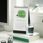 Back illustration calendar - Iconic 2026 Doodle Desk Calendar Back illustration calendar - Iconic 2026 Doodle Desk Calendar