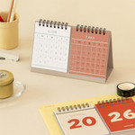 Usage example of Dailylike 2026 Dual Desk Calendar Usage example of Dailylike 2026 Dual Desk Calendar