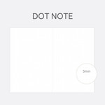 Dot Note - Indigo 2026 Prism Mellow Leather A5 Dated Monthly Planner