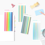 Bookfriends Color Index Long Highlighter Sticky Tab Set