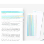 Mint Blue - Bookfriends Color Index Long Highlighter Sticky Tab Set