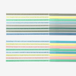 Vintage Forest & Sherbet Mix - Bookfriends Color Index Long Highlighter Sticky Tab Set