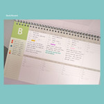 Book Record - Gunmangzeung 2026 World Wide Scheduler Desk Calendar