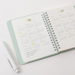 Yearly Plan - Byfulldesign 2026 Notable Memory Twin-Wire Handy Dated Monthly Planner