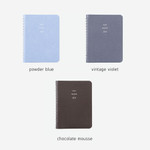 Colors - Byfulldesign 2026 Notable Memory Twin-Wire Handy Dated Monthly Planner