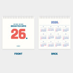 Calendar Pages - Iconic 2026 Square Monthly Desk Calendar