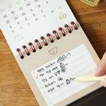 Memo (Back ) - Romane 2026 Brunch Brother 365 Mini Desk Calendar