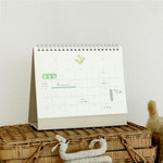 Double-Sided Calendar - Dash and Dot 2026 Season Memories Desk Calendar