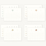 Calendar Pages - Dash and Dot 2026 Season Memories Desk Calendar