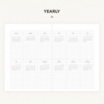 Yearly - Be On D 2026 Satin Book B6 Dated Daily Diary Yearly - Be On D 2026 Satin Book B6 Dated Daily Diary