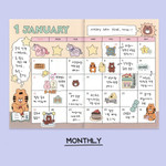 Monthly - 7321 Design 2026 Every Holiday Dated Weekly Diary Monthly - 7321 Design 2026 Every Holiday Dated Weekly Diary