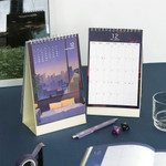 Monthly Changing Art - Iconic 2026 End-And Desk Calendar
