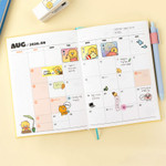 Monthly Plan - Kakao Friends 2026 Hardcover Dated Weekly Planner